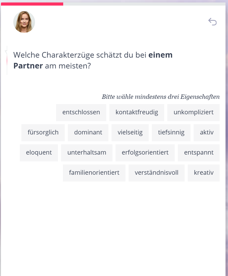 Be2 Persönlichkeitstest 2